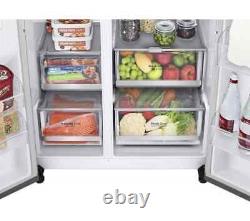 LG GSVV80PYLL Instaview Wifi Connected Frost Free American Fridge Freezer Silver