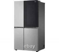 LG GSVV80PYLL Instaview Wifi Connected Frost Free American Fridge Freezer Silver