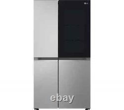 LG GSVV80PYLL Instaview Wifi Connected Frost Free American Fridge Freezer Silver