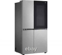 LG GSVV80PYLL Instaview Wifi Connected Frost Free American Fridge Freezer Silver