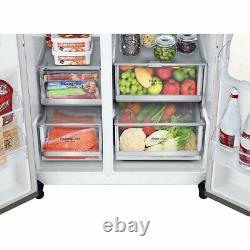 LG GSXV90BSAE Door-in-Door InstaView Freestanding American fridge freezer