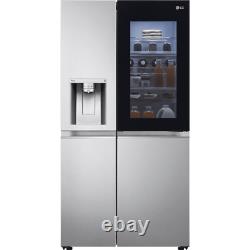 LG GSXV91BSAE InstaViewT ThinQT 91cm Frost Free American Fridge Freezer New