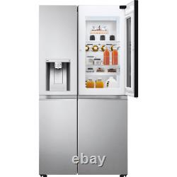 LG GSXV91BSAE InstaViewT ThinQT 91cm Frost Free American Fridge Freezer New