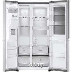 LG GSXV91BSAE InstaViewT ThinQT 91cm Frost Free American Fridge Freezer New