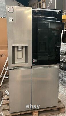 LG GSXV91BSAE InstaViewT ThinQT 91cm Frost Free American Fridge Freezer New