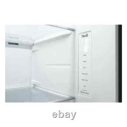 LG InstaView Side by Side Fridge Freezer in Stainless Steel 655L GSVV80PYLL