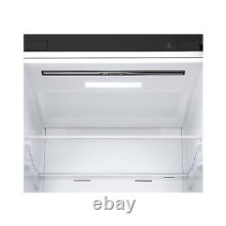 LG NatureFRESH 340 Litre 70/30 Fridge Freezer Fridge Freezer Black GBF61BLHEN