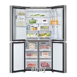 LG NatureFRESH 506 Litre 4 Door American Fridge Freezer Prime Silve GML861PYPE