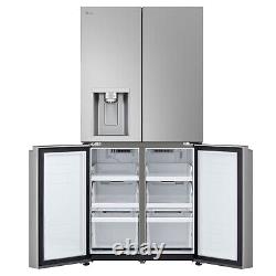 LG NatureFRESH 506 Litre 4 Door American Fridge Freezer Prime Silve GML861PYPE