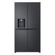 Lg Naturefresh 637 Litre Four Door American Fridge Freezer Black Gmf960ev4e