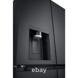 LG NatureFRESH 637 Litre Four Door American Fridge Freezer Black GMF960EV4E
