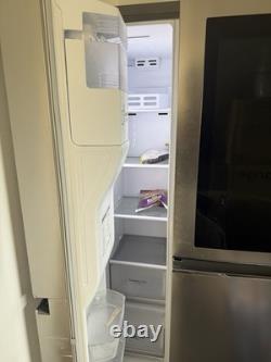 LG instaview Door-in-Door thinq american fridge freezer E rated silver