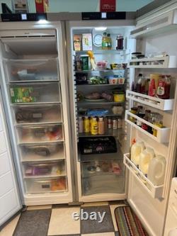 LIEBHERR Stainless Freestanding Fridge Freezer. American fridge freezer