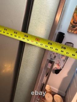 LIEBHERR Stainless Freestanding Fridge Freezer. American fridge freezer