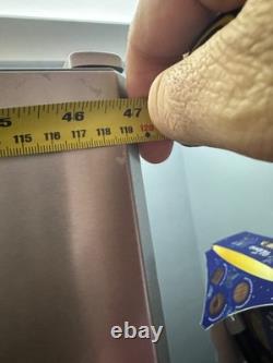 LIEBHERR Stainless Freestanding Fridge Freezer. American fridge freezer