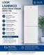 Logik L50bw23 60/40 Fridge Freezer White 173l Reversible Door Energy E