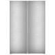Liebherr Fridge Freezer Xrfsf5240 Side By Side Silver Freestanding Nofrost Ice