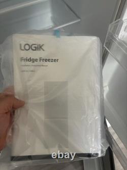 Logik L50BES23 Silver Freestanding Bottom-Freezer Fridge Freezer 2 Door
