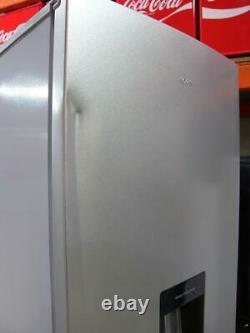 Logik LFFD55S18 Silver Fridge Freezer + Water Dispenser PFF G Creased Door PFF