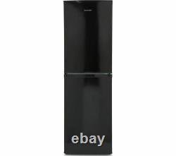 MONTPELLIER MS175BK 50/50 Fridge Freezer Reversible Door A+ Black Currys