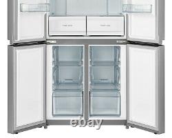 Montpellier MXD83X 84cm Inox 4 Door Fridge Freezer