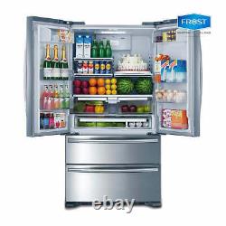 NEW Frost 705L Stainless French Door Fridge Dual Cooling