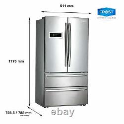 NEW Frost 705L Stainless French Door Fridge Dual Cooling