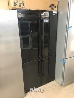 NEW SMEG AMERICAN STYLE SIDE BY SIDE FRIDGE FREEZER FQ60NPE 4 DOOR 610L VIP 90cm