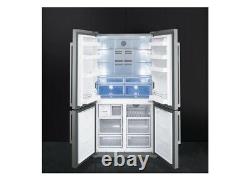 NEW SMEG AMERICAN STYLE SIDE BY SIDE FRIDGE FREEZER FQ60NPE 4 DOOR 610L VIP 90cm