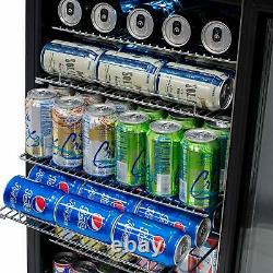 NewAir Beverage Cooler and Refrigerator Mini Fridge with Glass Door Perfect f