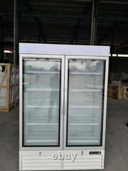 New 2 Door Upright Double Glass Display Freezer 1360mm £1400 + VAT