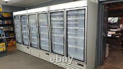 New 2 Door Upright Double Glass Display Freezer 1360mm £1400 + VAT