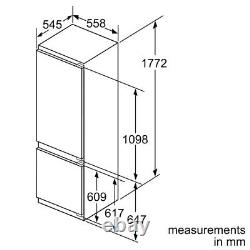 New Siemens KI87SAF30G Integrated 70/30 Fridge Freezer Fixed Door COLLECTION