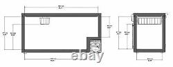 New Sterling Pro Stainless Steel Solid Door Chest Food Freezer & Fridge Chiller