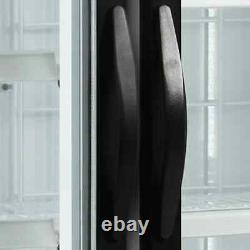 New Upright Double Twin Glass Door Display Food Freezer Ice Cream Rrp £4300