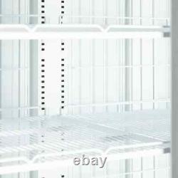 New Upright Triple Glass Door Display Silver Food Freezer Ice Cream Rrp £5997