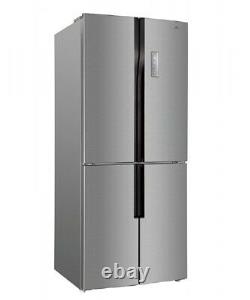 New World Nwcfd418 80cm Silver 4 Door Frost Free Fridge Freezer