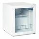 Polar Counter Top Display Fridge In White Finish With Double Glazed Door 46l