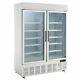 Polar Double Door Display Freezer With Light Box 920ltr