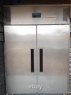 Polar G595 1200Ltr Double Door Fridge or Freezer Stainless Steel G-Series