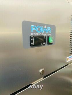 Polar Single Solid Door Upright Freezer Commercial Frozen Larder £625+V