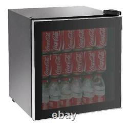 RCA 70 Can Beverage Wine Cooler Mini Refrigerator Fridge Door Soda Beer Glass