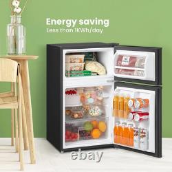 RCT87BL2(E) under Counter Fridge Freezer, 87L Double Door Small Fridge Freezer w