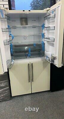 Rangemaster American Style 4 Door Fridge Freezer Ivory Cream Rsxs18iv/c