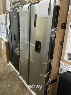 Rangemaster RSXS212DIN stainless American Fridge Freezer NEW doors NOT perfect