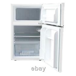 Retro 3.2 Cu Ft 2 Door Mini Fridge Crisper Drawer Storing Your Fruits Vegetables