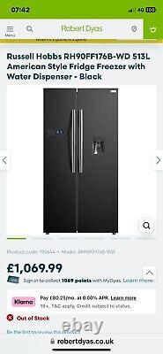 Russell Hobbs American Fridge Freezer