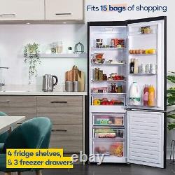 Russell Hobbs Fridge Freezer in Black 288L 70/30 Freestanding RH180FF541E1B