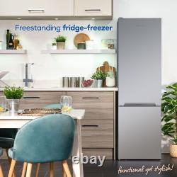 Russell Hobbs Fridge Freezer in Silver 288L 70/30 Freestanding RH180FF541E1S