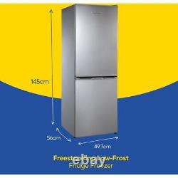 Russell Hobbs MDA RH145FF501E1S 50cm Free Standing Fridge Freezer Silver E